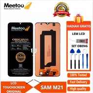 Lcd Touchscreen Samsung M21 Fullset Original Free lem obeng