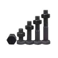 STEEL BOLT 22 COARSE THREAD P2.0 M14x70mm s/d M14x180mm Steel Nut Bolt M14x70mm to length M14x180mm 