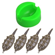 Carp Fishing Method Feeders Set, 4 Inline Method Feeders with 1 Quick Release Carp Fishing Equipment