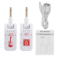 [Ship in 24h] 2.4G Wireless Guitar System Rechargeable Transmitter Receiver Set for Electric Bass Wi