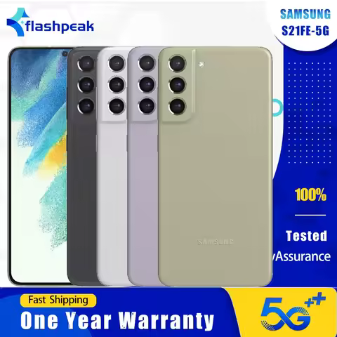 Original Samsung Galaxy S21FE G990U1 5G Mobile Phone 6.4" 6GB RAM 128GB ROM NFC Triple Camera Octa-C