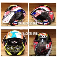 KYT NFJ No Bike No Life (3 Nation) helmet