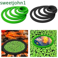 SWEETJOHN 5pcs/set Aquarium Floating Plant Corral, Flexible EVA Fish Tank Grass Blocking Rings, Floating Plant Holder Heat-resisting 8-20CM Floating Plant Rings for Goldfish