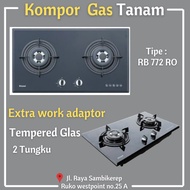 Kompor Gas Tanam Rinnai 2 Tungku