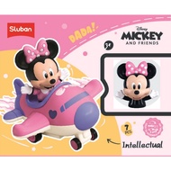 Sluban Bricks Minnie's Assembled Friction Plane 7Pcs M38-LS012 Building Blocks Toys for Girls