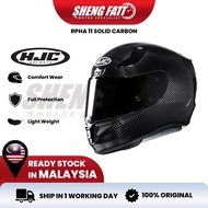 HJC RPHA 11 Solid Carbon Full Face Helmet Motor Visor Topi Keledar Keselamatan Full Face Original Superbike SIRIM
