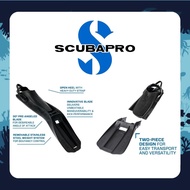 NEW SCUBAPRO S-TEK FINS SCUBA DIVING TECHNICAL DIVING SIXE XS / S / M / L / XL - BLACK COLOR - OPEN