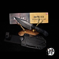 มีดเวอร์ชั่นสีดำ [KA-BAR BK18]​วัสดุ​ใบ​:1095Cro-Van