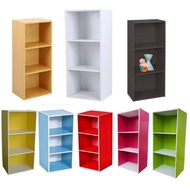 Book Rack 3 Tier Wooden Rack Bookshelf Cloth Rach Clothes Room Organization Rak Kayu 3 Tingkat Buku 