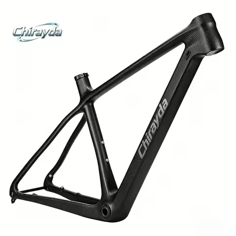 Chirayda Full Carbon 29er MTB Carbon Frame Hardtail Bike Frame 1260G T1100 Toray Carbon Fiber 15" 17