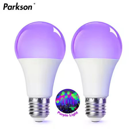 E27 Led Bulb 7W 12W UV Light Bulbs AC 85-265V 395nm Ultraviolet Lamp Blacklight Bar Fluorescent Atmo