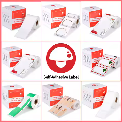 Phomemo White Rectangle Series Self-Adhesive Label Sticker Paper for Phomemo M110 M220 Label Printer