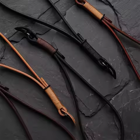 Mr. Stone Handmade Genuine Leather Camera Wrist Strap (Winding) for Sony A7C2 A7M4 Fujifilm XT4 XT5 
