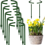 Garden Plant Support Cages Half Round Ring Flower Holder Stakes Plant Support Rings for Tomato,Rose,Flowers Vine,Indoor Tall Plants Gardening Bonsai Tools Flower Pot Climbing Trellis Support Stakes