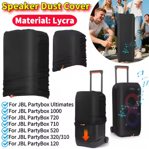 Speaker Dust Cover For JBL PartyBox 1000/720/710/520/320/310/120/Ultimates Black Speaker Case Travel