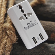 Saitong Stable Global Universal Travel Adapter 2A USB Converter Plug Adapter Global Communication Pl