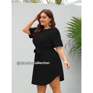 Joyna Dress Korean Style, Casual Dress, Jumbo Midi Dress M - 4XL