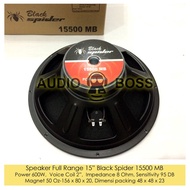 Speaker Full Range 15in 15 inch 15 in Black Spider 15500 MB BS 15500