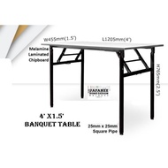 【JFT】3V BANQUET TABLE / TABLE FOLDABLE / RETAURANT TABLE / STUDY TABLE