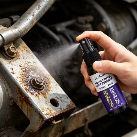 Jaysuing Rust Remover Spray Multi Purpose Iron Powder Remover Car Wash Exhaust Wheel Care Products M