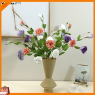 [WC]☆28" Artificial Eustoma Flowers Long Stems Faux Flower Bouquet with 2-Head Blooms And 1 Bud Fake