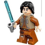 Lego SW0574 Star Wars Rebels Jedi : Ezra Bridger with Hair with Light Saber Minifigure