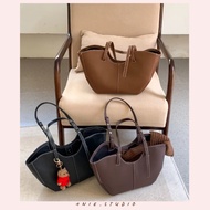 1NIE.STUDIO | High-end Large Office Handbag - Unique Design, Luxurious Soft PU Leather, Multi-Purpos