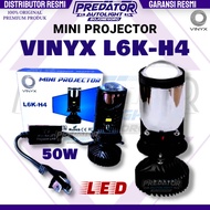 VINYX L6K-H4 LED HEADLAMP PROJECTOR H4 MINI PROJECTOR LENS 50W MOTORCYCLE CAR LENS Y6 Y6D Y9 L6K-H4 