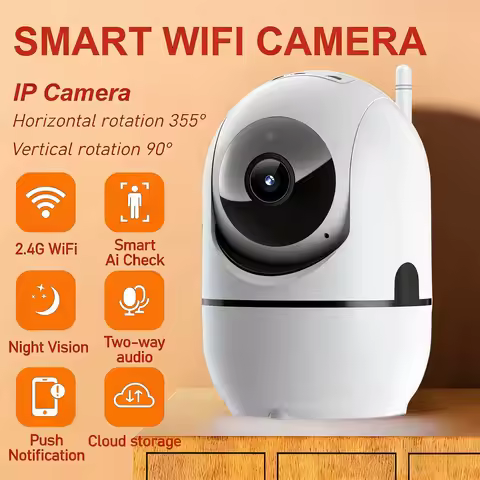 2.4G/hz Wifi IP Camera Smart Home Auto Tracking 1620P Full Night Vision Network Wireless CCTV Video 