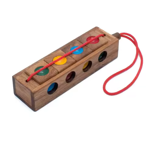 Color Cubes Wood Brain Teaser Puzzles For Kids Adults Tdah IQ Toys Immediately Crazy Juegos De Ingen