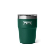 YETI RAMBLER 16 OZ STACKABLE CUP WITH MAGSLIDER LID BLACK FOREST GREEN