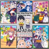Farmer Life in Another World - Anime Poster A2 A3 A4 - Wall Sticker | Isekai Nonbiri Nouka | Rurushi