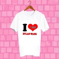 White T-Shirt Fanmade Quotes Fan Club Chinese Star FCB126 Dylan Wang Heti