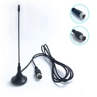 DVB-T/TV Digital Tv Antenna 5dBi Free Channel TV Antenna Freeview Mini Black HDTV Antenna Indoor Outdoor