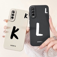 For Huawei Y7P Casing ART-L28 ART-L29 Case Cute Lucky Letters Soft Silicone Shockproof Cover For Hon
