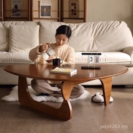 Solid Wood Coffee Table Simple Nordic Modern Special-Shaped Tea Table New Style Japanese Triangle Sm