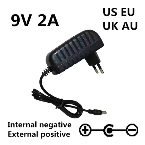 9V AC/DC Adapter For Brother PT-D215E PT-E100 PT-E105 PT-E110 PT-H110 PT-H200 PT-P300BT Printer 1.6A