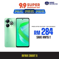 Infinix Smart 8 Pro / Smart 8 (4+128GB / 3+64GB) - READY STOCK 1 Year Infinix Malaysia Warranty mmbp