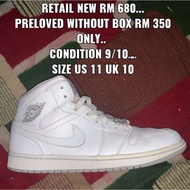 NIKE AJ1 AIR JORDAN 1 ONE TRAVIS SCOTT SHOE FIRST EDITION COLLECTOR ITEM RARELY USED PRELOVED MID WH