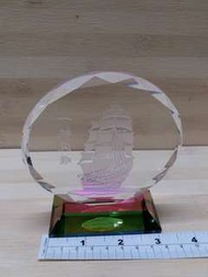 水晶一帆風順擺件