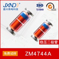 Zener Diode ZM4744A 15V Glass Encapsulation LL41Patch cylindrical shape ±5% 1W JXND