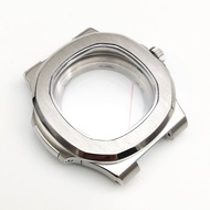 เคสนาฬิกาแมชชีนคุณภาพสูง Sapphire Parrot Clamshell NH35 PP Case Kit วัสดุสแตนเลส ปุ่มหนังสือเดี่ยว ห