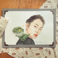 【 訂製 】32K客製化輕水彩人像－把你放到言情小說裡