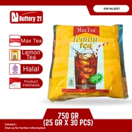 MAX TEA LEMON TEA ISI 30 SACHET/LEMON TEA BUBUK/LEMON TEA INSTAN