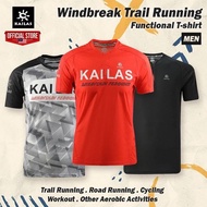 [men] Kailas Windbreak Trail Running Functional Tshirt / Baju Microfiber Jersi / Jersey Sublimation 