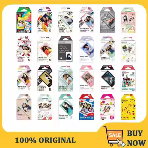 Original Fujifilm Instax Mini Film Fujifilm Instax Mini 12 11 8 9 Color Film For 40 50s 50i 90 Link 