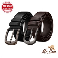 Men Belt Men PU Leather Belt Men Tali Pinggang Lelaki Kulit Men's Leather Pin Belt Business Jean Tal