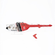 FLY WING BELL206 V3 Scale RC Helicopter Spart Parts Fuselage Shell Canopy