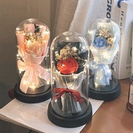 Valentine's Day Rose Gift Box Lantern Immortal Lantern Colleague Gift Couple Gift