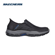 Skechers Men Slip-ins USA Respected Elgin Shoes - 204810-BLK Air-Cooled Memory Foam
